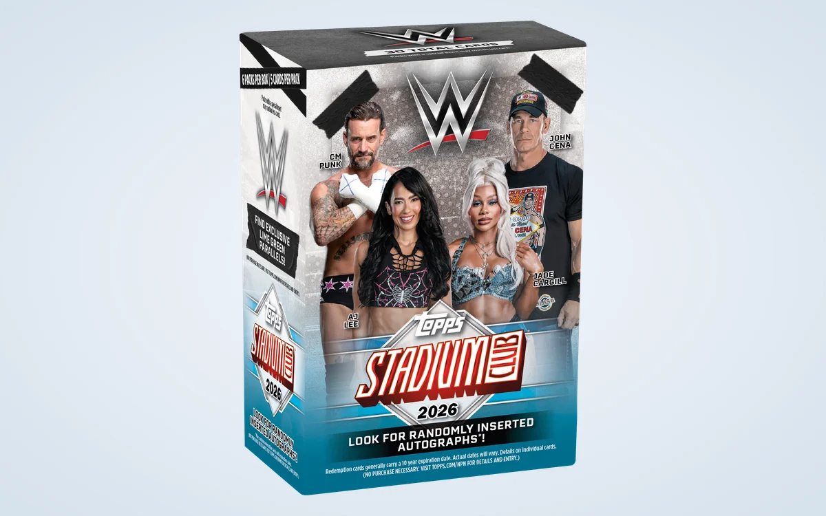 The 2026 Topps Stadium Club WWE Value Box